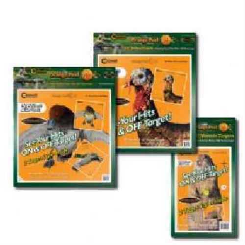 Caldwell 586485 Orange Peel Self-Adhesive Paper 12" Turkey Orange/Black 5 Pack